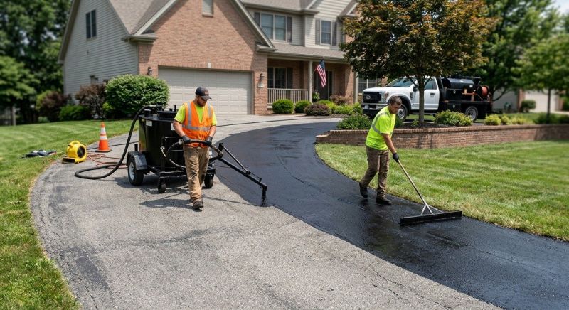 Blacktop Driveway Sealing in Miami Dade County, FL