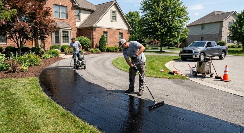Tar Driveway Sealing in Sarasota, FL